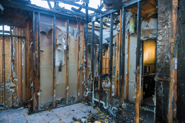 Professional Emergency Fire Cleanup technician working in Ventnor City, NJ